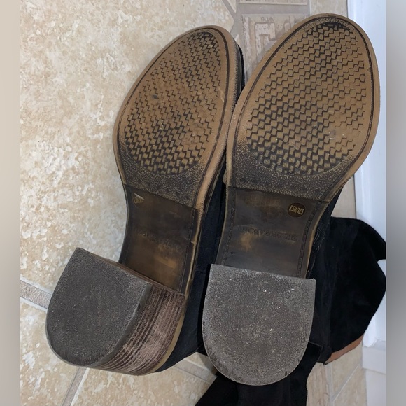 Lucky Brand Ramsden over the knee black suede boots womens size 8.5 - Picture 6 of 16